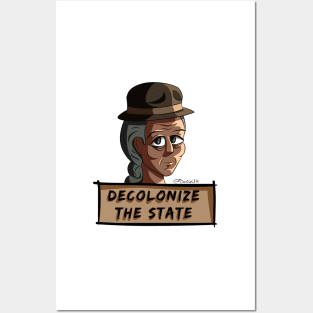 Decolonize the State - english Posters and Art